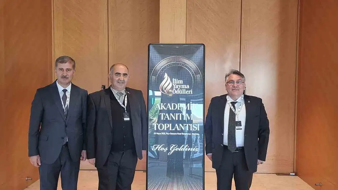 BEUN Rektörü Prof. Dr. Özölçer İlim Yayma Ödülleri akademik tanıtım toplantısına katıldı