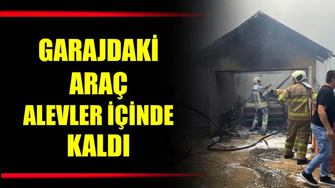 Bir anda alevler sardı