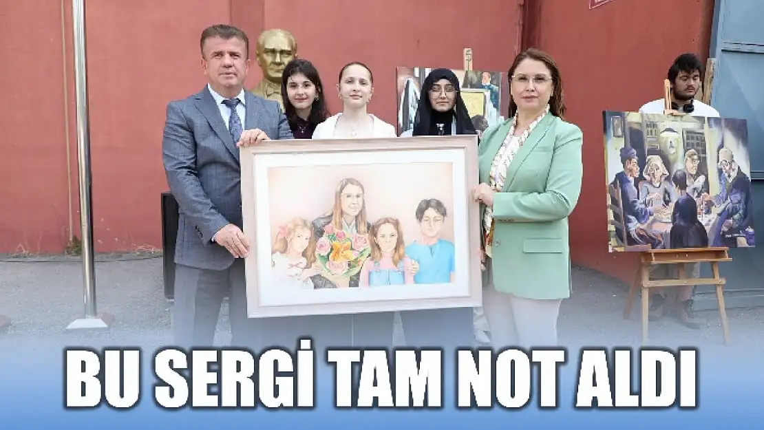 Bir yıllık emeklerini sergilediler