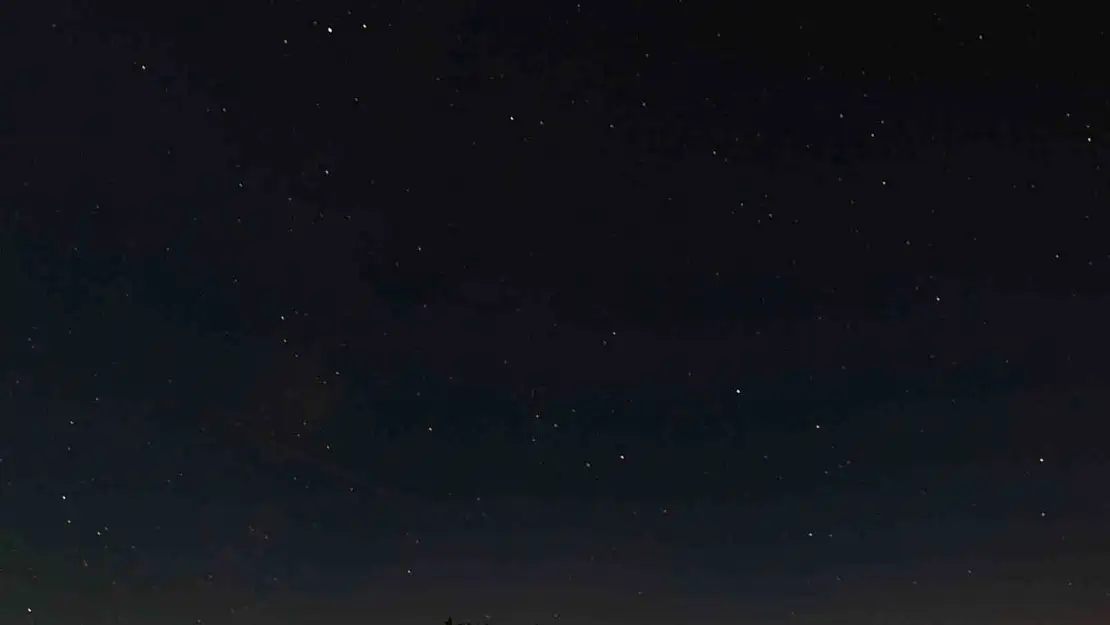 Bolu'nun yükseklerinde meteor yağmuru