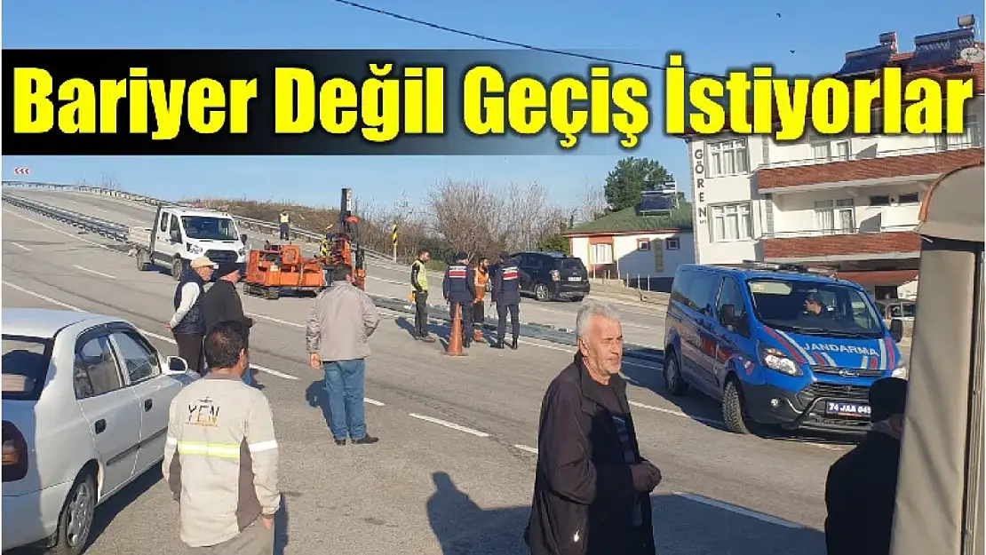 Bozköy sakinleri duble yol mağduru oldu