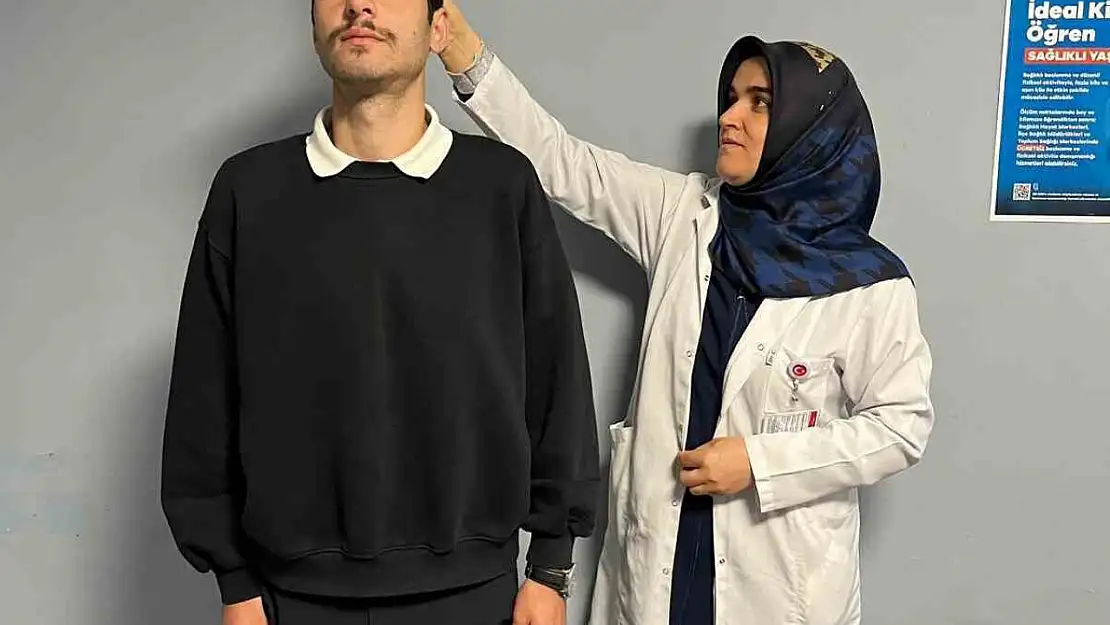 Bu sefer öğrencilerin boyunu ve kilosunu ölçtüler