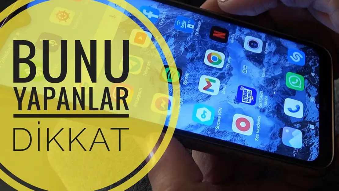 Bunu yapanlar dikkat