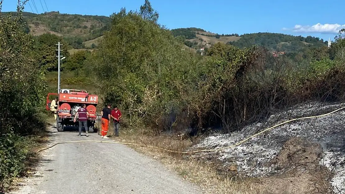 Alevler bir anda büyüdü