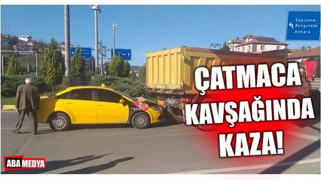 ÇATMACA KAVŞAĞINDA KAZA! BARTIN