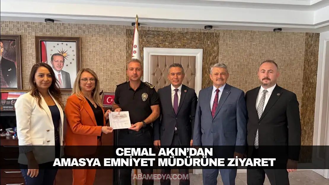 Cemal Akın'dan Amasya Emniyet Müdürüne Ziyaret