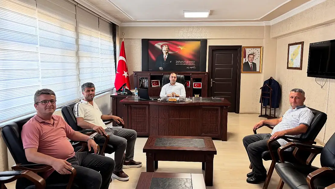 Çerde Köyü Derneği'nden Kaymakam Kadiroğlu'na Ziyaret