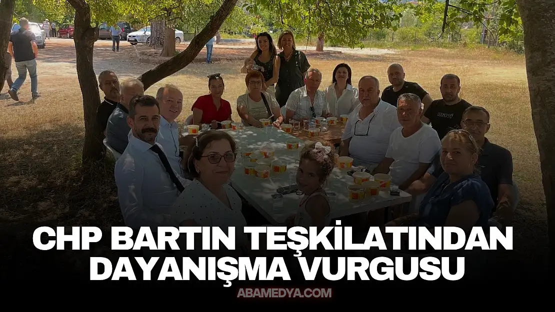 CHP'den Dayanışma Vurgusu