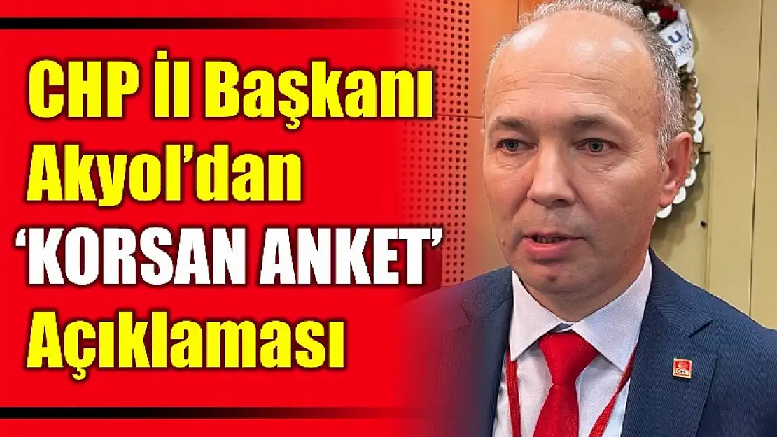 CHP'den korsan anket açıklaması