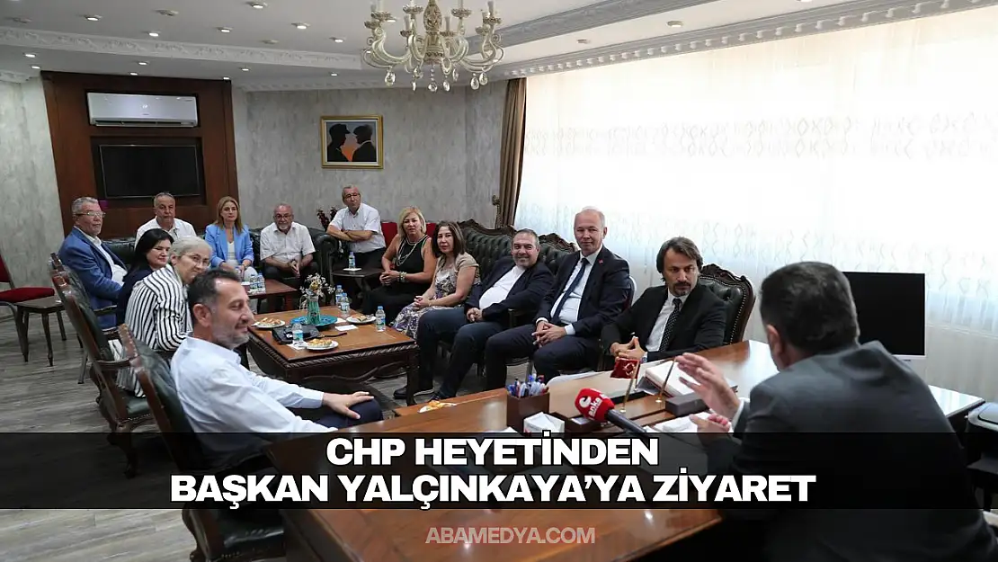 CHP Heyetinden Başkan Yalçınkaya'ya Ziyaret