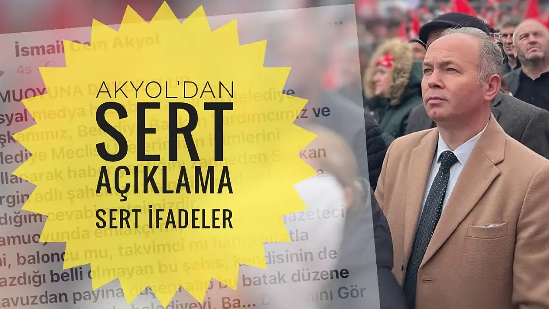 CHP İl Başkanı Akyol'dan sert açıklama