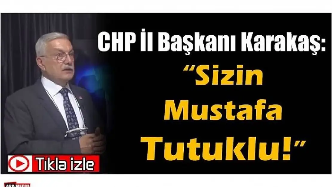 CHP İL BAŞKANI KARAKAŞ TOKİ KENT ORMANI HAKKINDA KONUŞTU