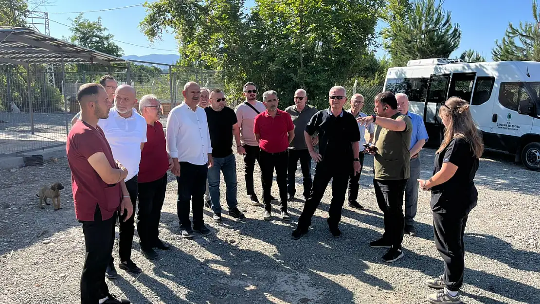 CHP'liler Sokak Hayvanları Yaşam Alanı'nı inceledi