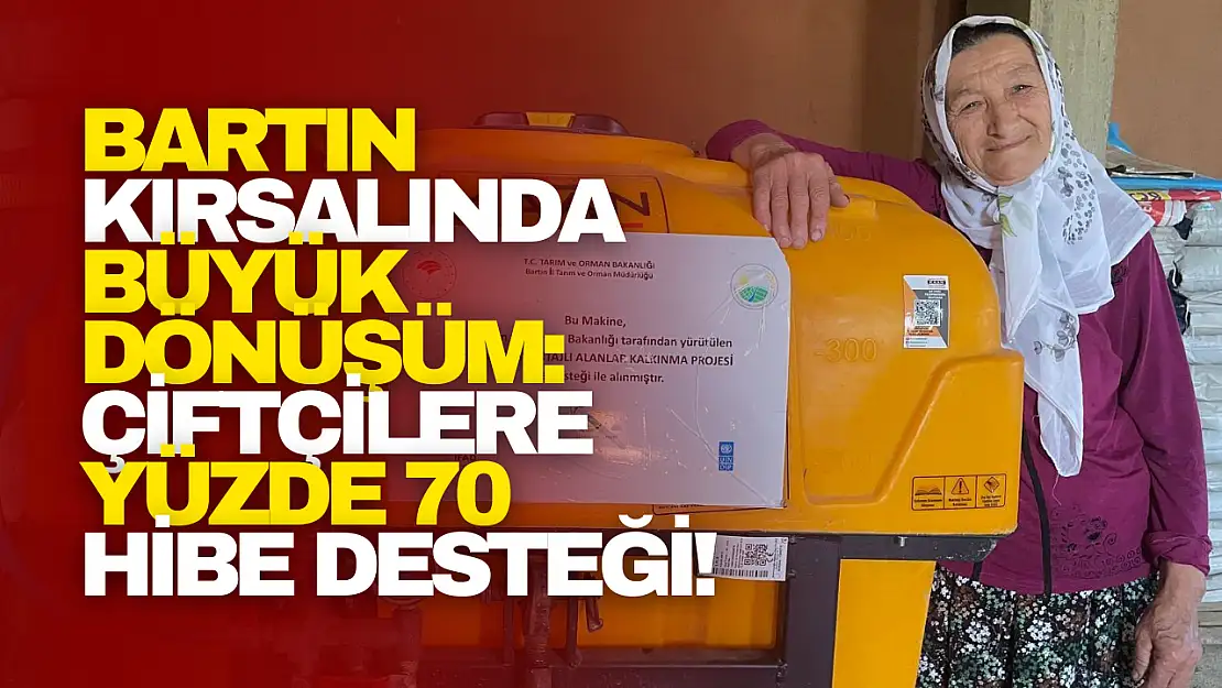 Çiftçilere Yüzde 70 Hibe Desteği!