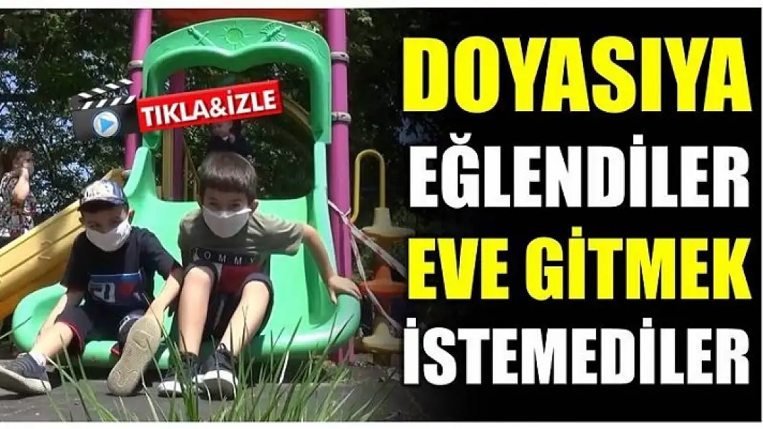 ÇOCUKLAR EĞLENCE DOLU ANLAR YAŞADILAR