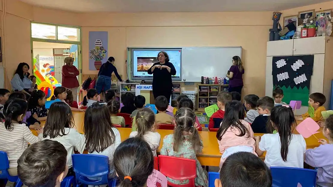 Çocuklara aşı bilinci eğitimi