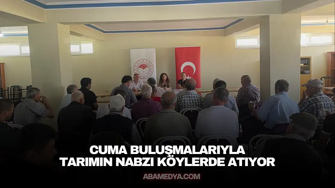 Cuma Buluşmalarıyla Tarımın Nabzı Köylerde Atıyor