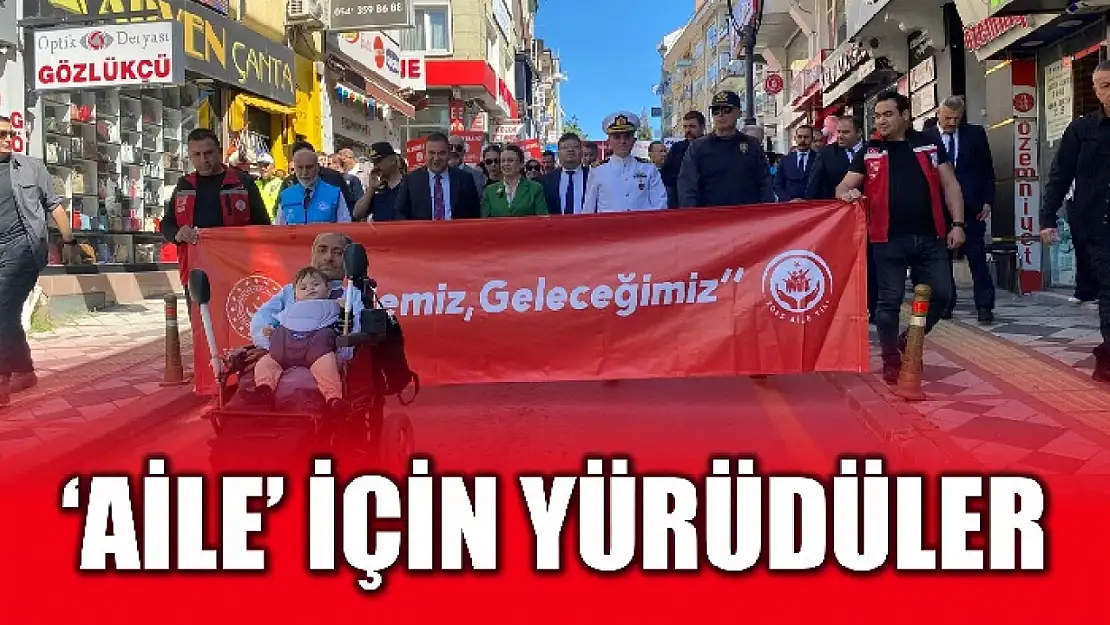 Cumhuriyet Meydanında aile vurgusu