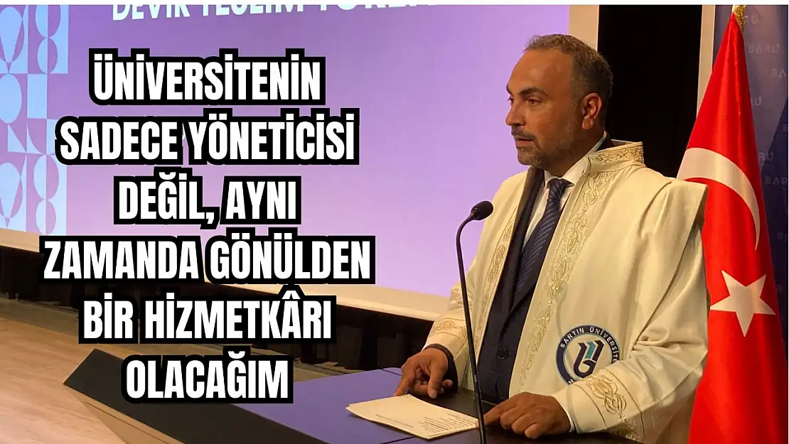 'Daha güçlü bir üniversiteyi birlikte inşa edeceğiz'