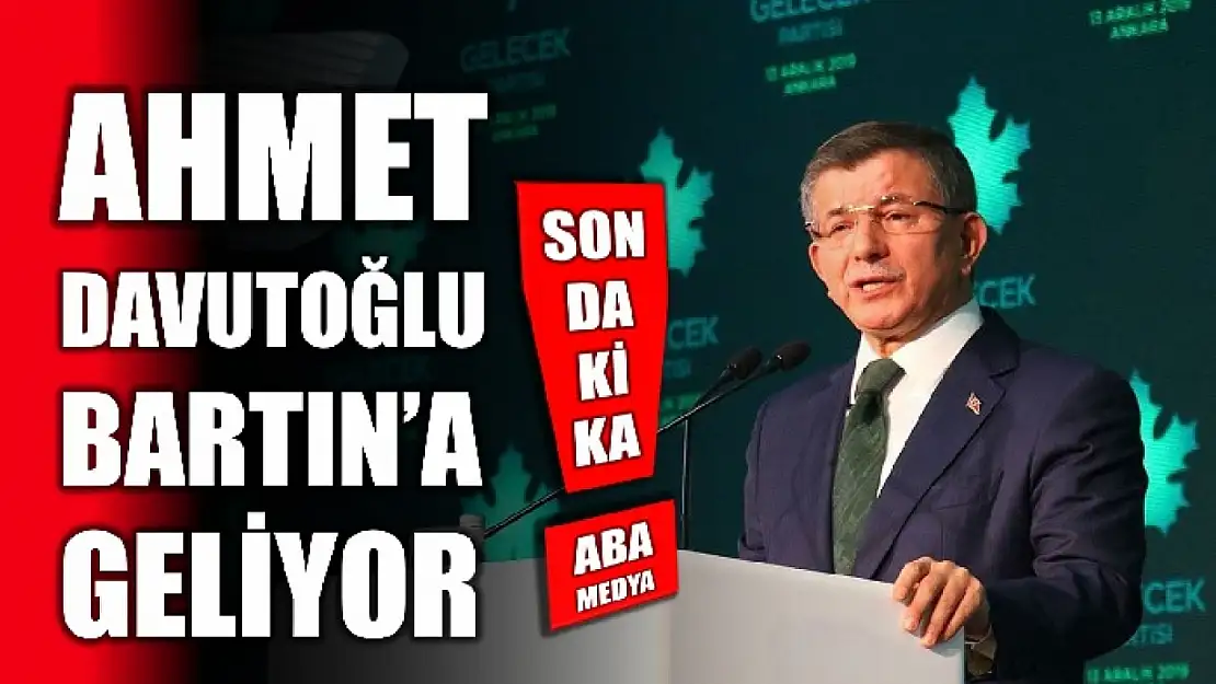 Davutoğlu'dan Bartın ziyareti