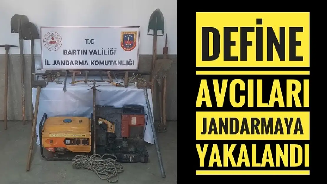 Define avcılarına Jandarma baskını