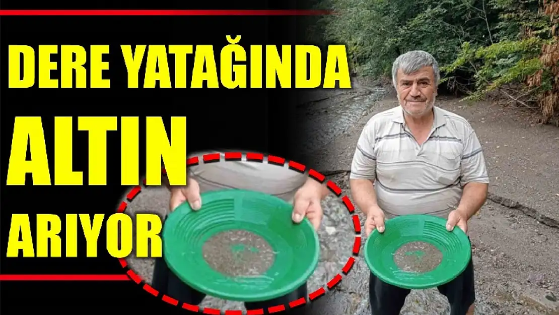 Kaynağında 10-13 gram altın bulunuyor