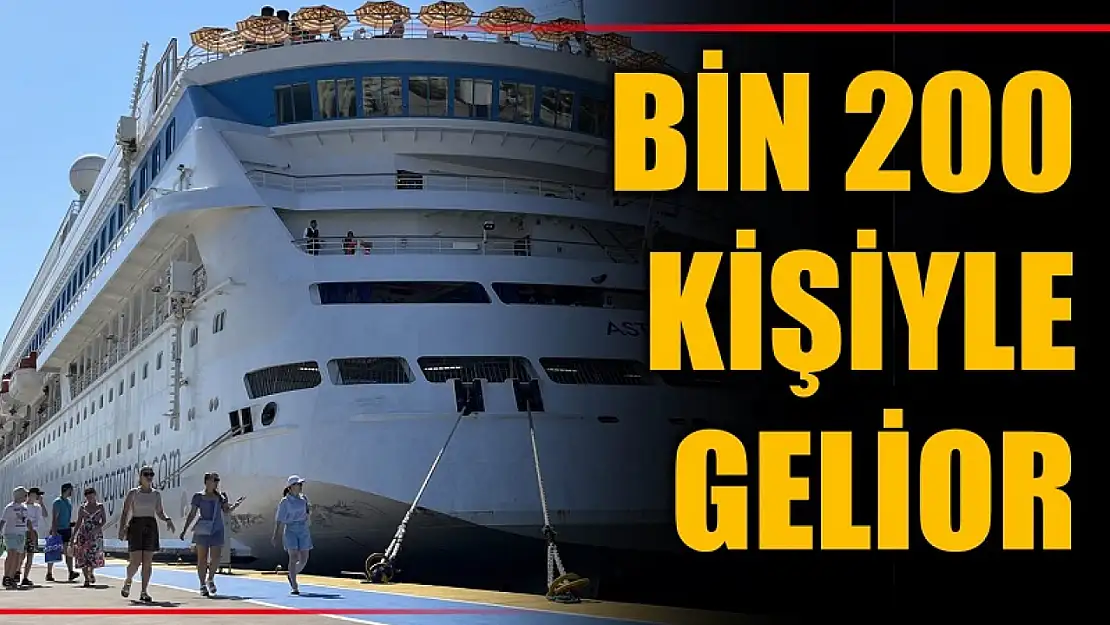 Dev kruvaziyer bin 200 kişiyle geliyor