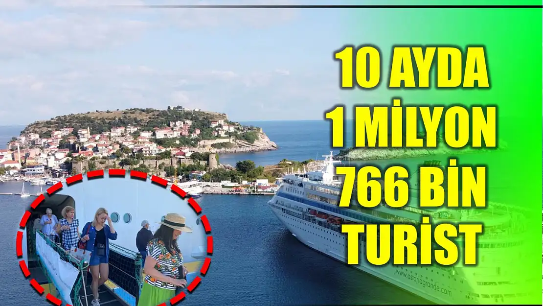 Dev kruvaziyerler 1 milyon 766 bin turist taşıdı