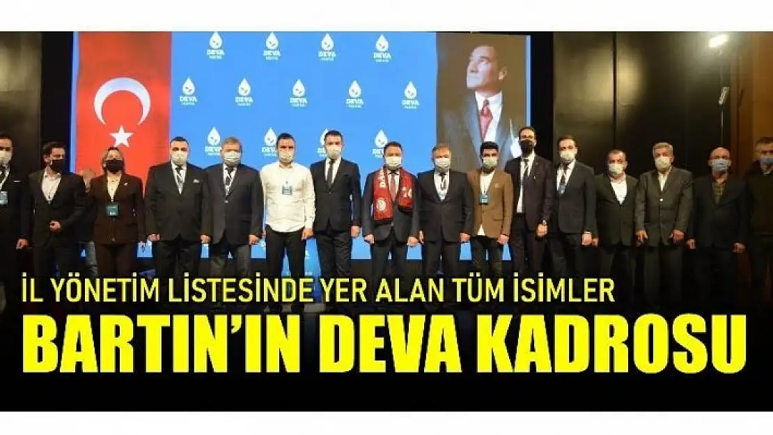 DEVA PARTİSİ KONGRESİNDE YÖNETİM BELİRLENDİ