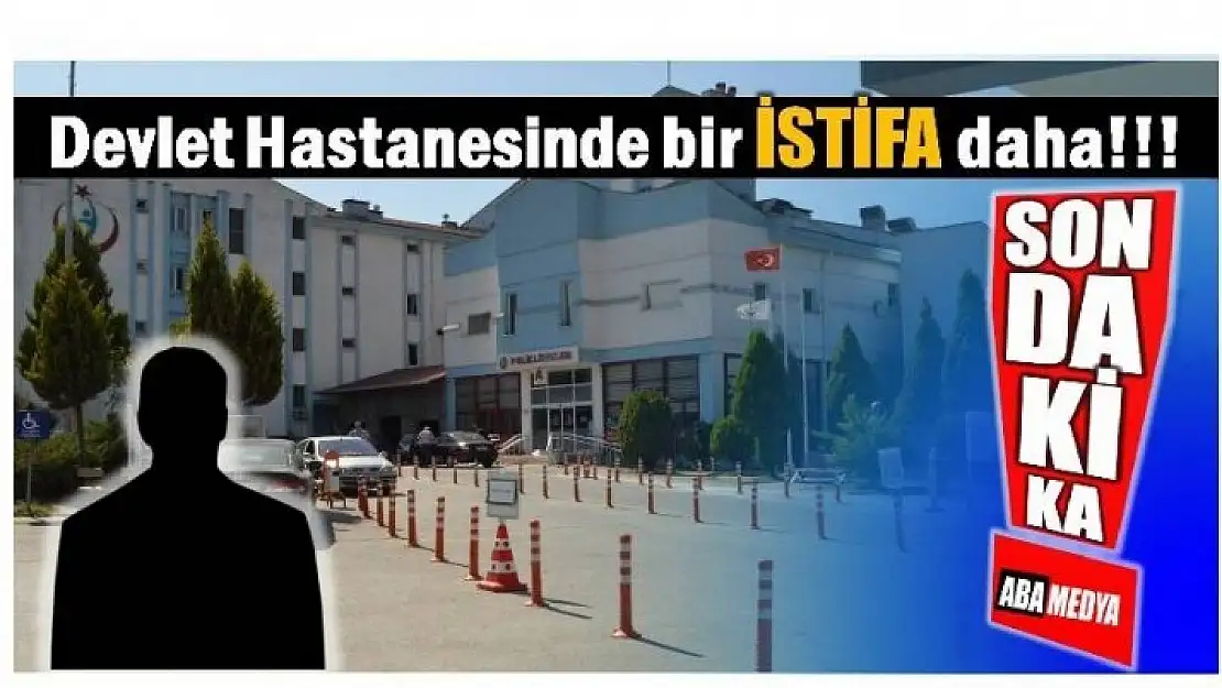 DEVLET HASTANESİNDE BİR DEPREM DAHA!