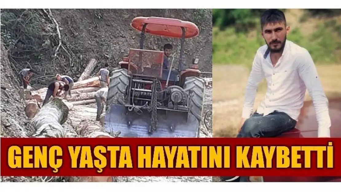 DEVRİLEN AĞACIN ALTNDA KALDI!