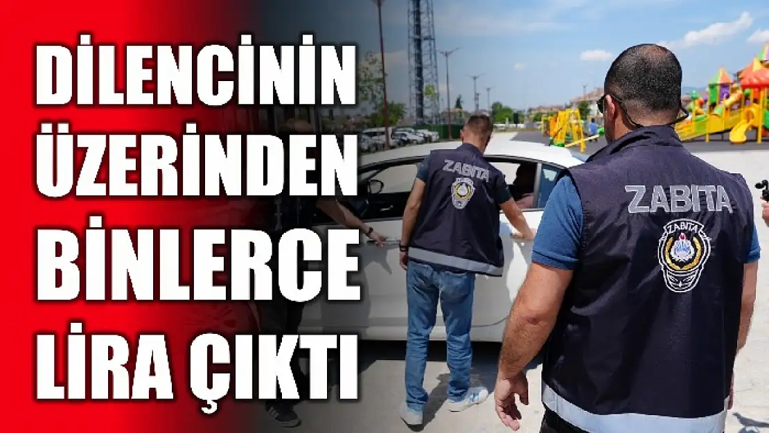 Dilencinin üzerinden çıkan paralar şaşırttı