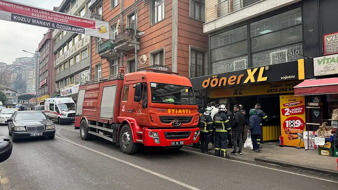 Dönercide fritözden çıkan yangın korkuttu