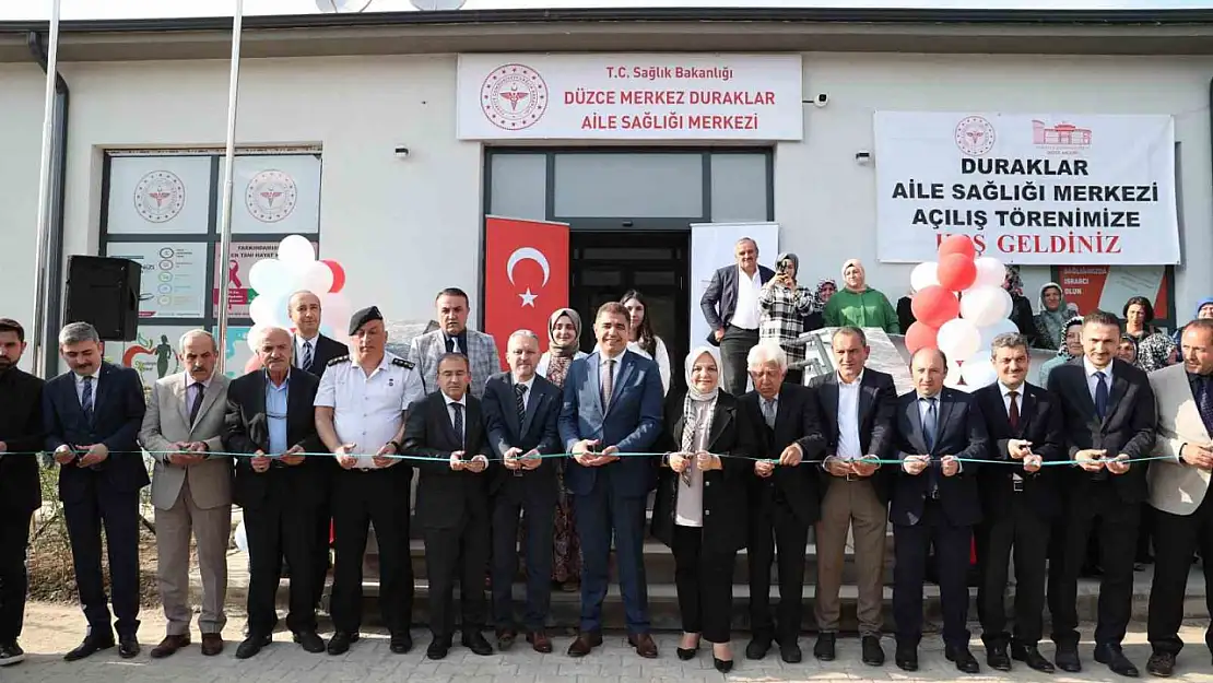 Duraklar Aile Sağlığı Merkezi açıldı