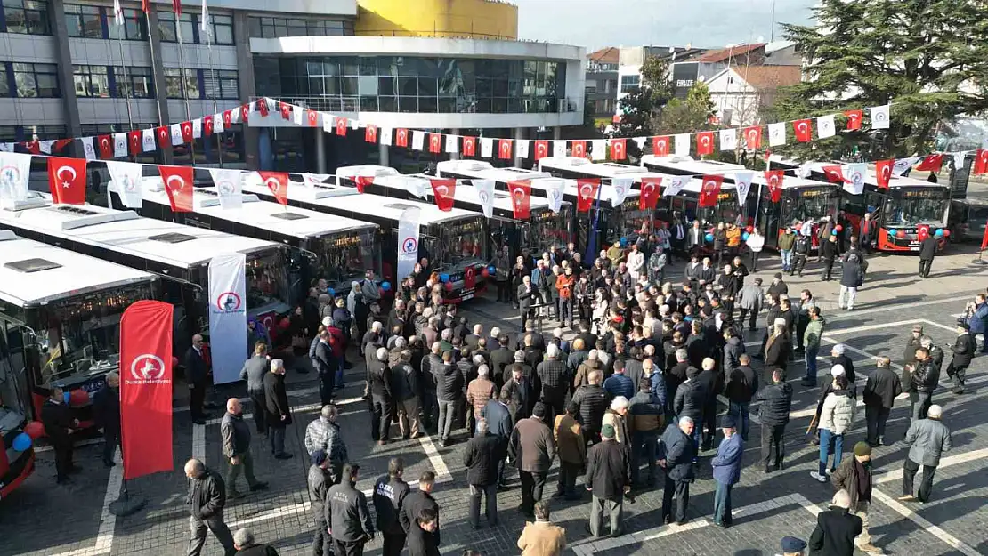 Düzce Belediyesi ulaşım filosunu güçlendirildi