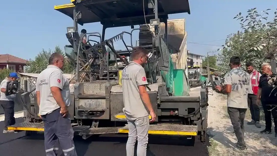 Düzce'de 100 kilometre köy yolu asfaltlanacak