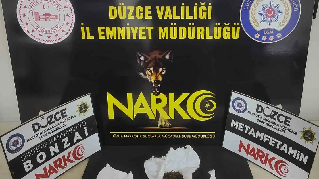 Düzce'de 32 şahsa uyuşturucudan işlem yapıldı
