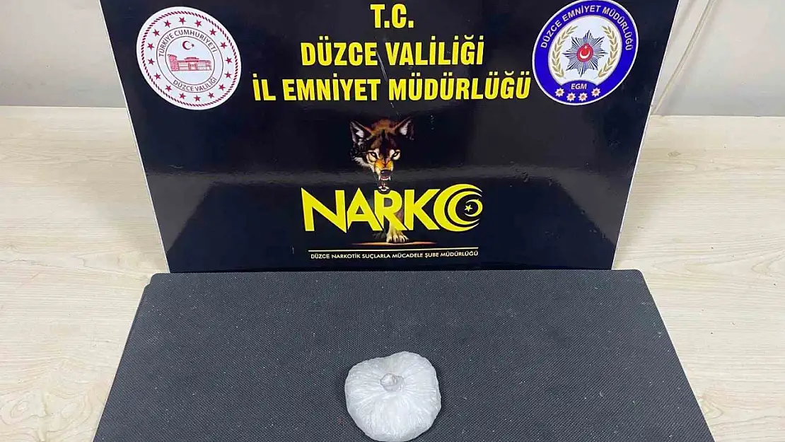 Düzce'de uyuşturucu taciri tutuklandı