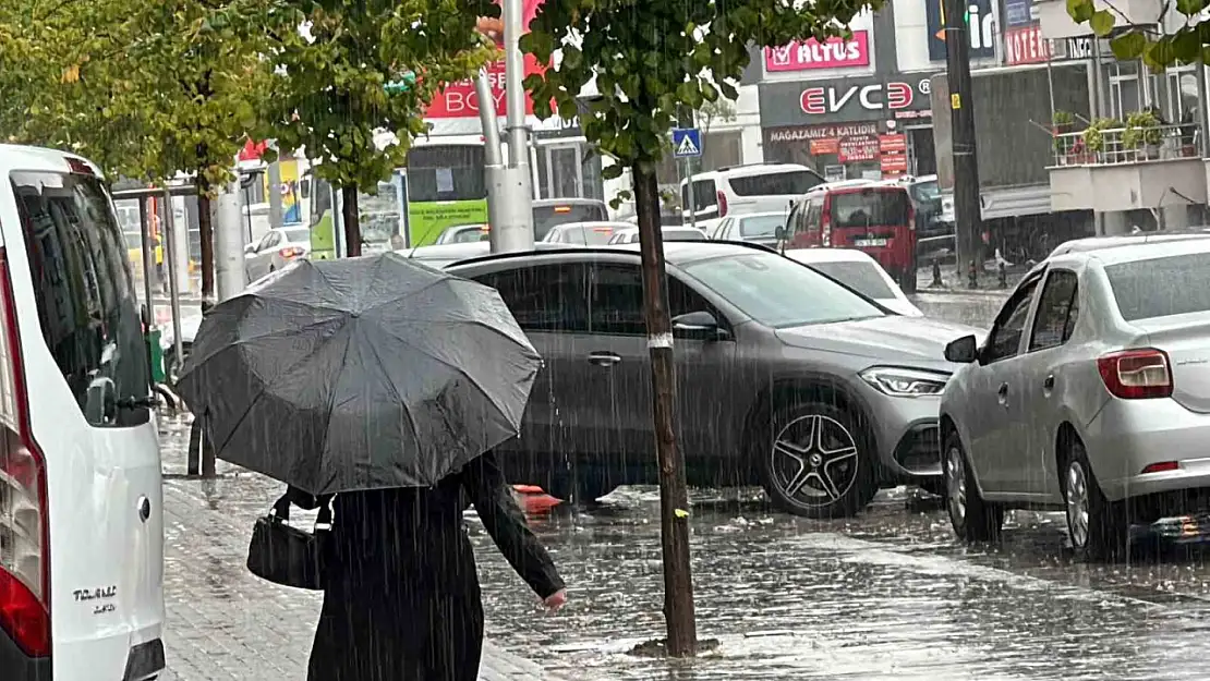 Düzce'de yağmur etkili oldu