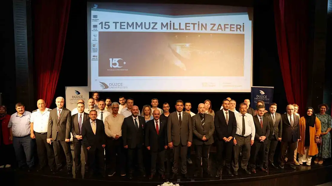 Düzce Üniversitesinde '15 Temmuz Milletin Zaferi' paneli