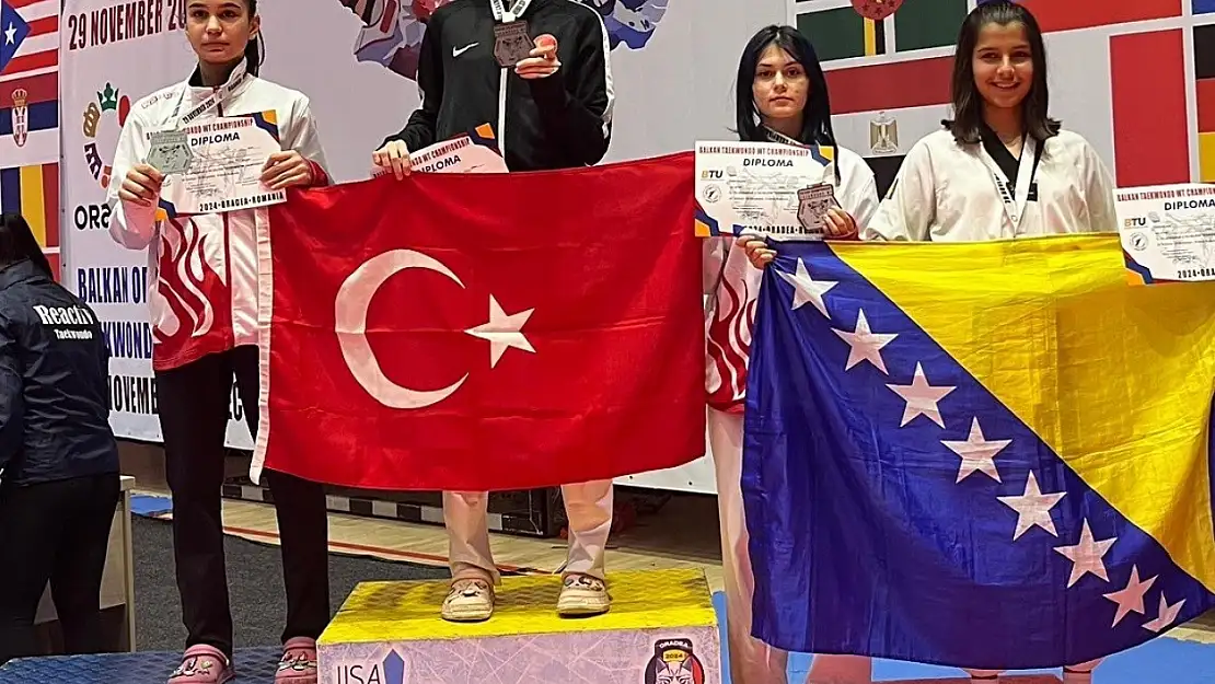 Düzceli sporcu Leyla Özkan Balkan ikincisi oldu