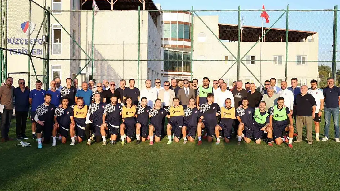 Düzcespor'a destek