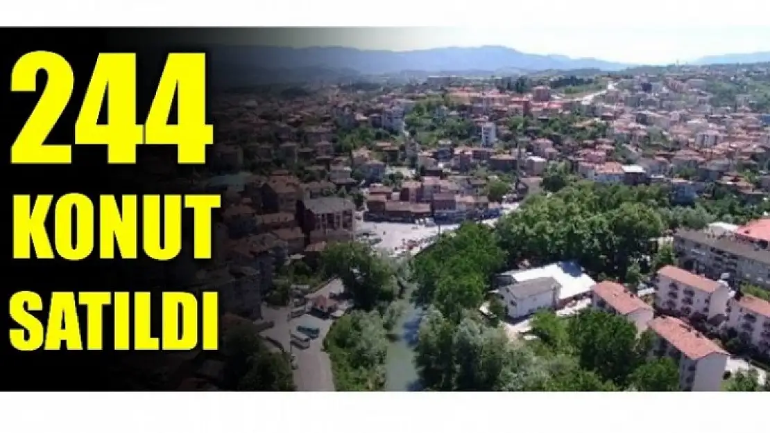 EKİM AYINDA 244 KONUT SATILDI