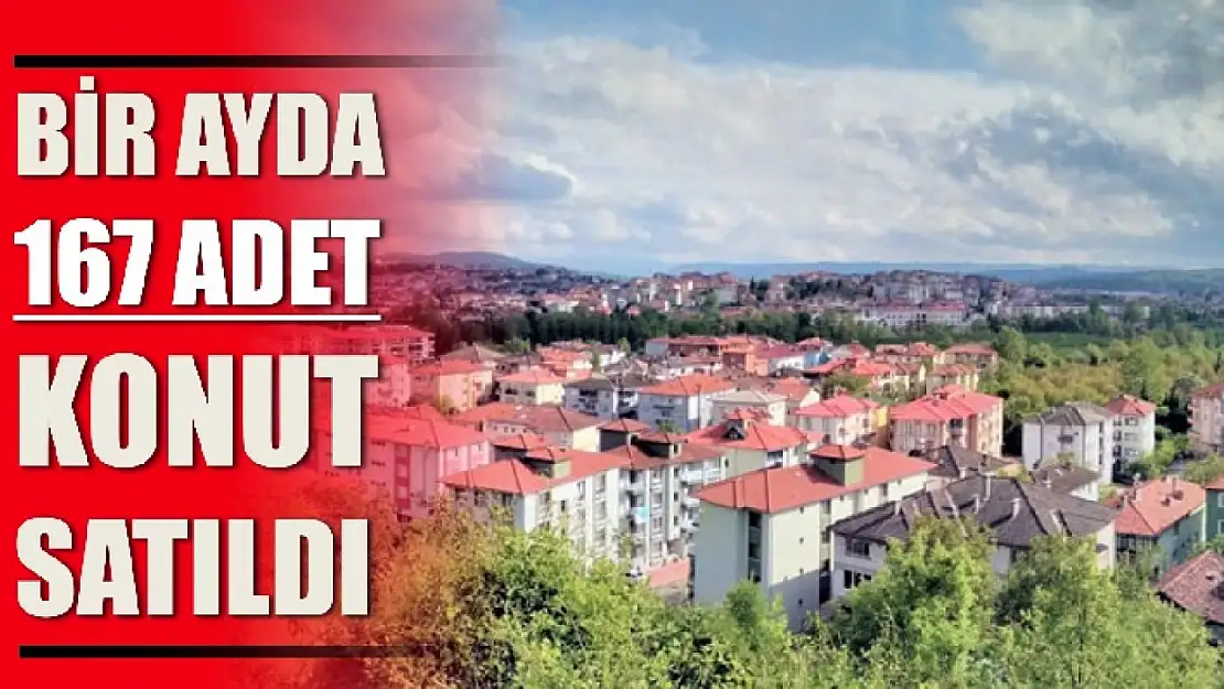 Ekim'de 167 konut satıldı