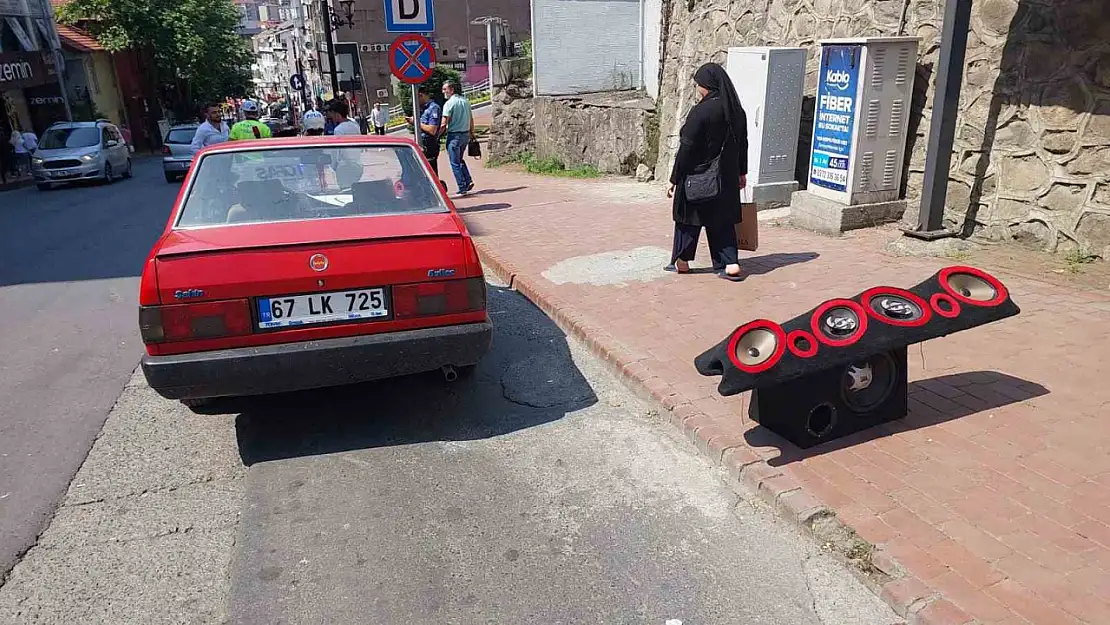 Ekipler ses tesisatını söktü, ceza yazdı