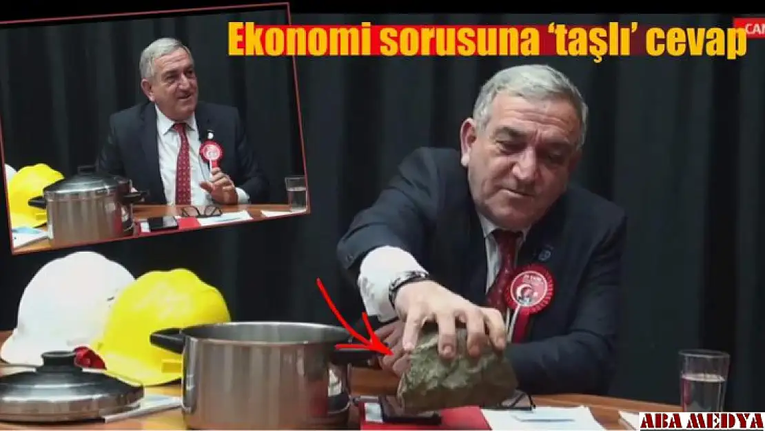 Ekonomi sorusuna taşlı cevap