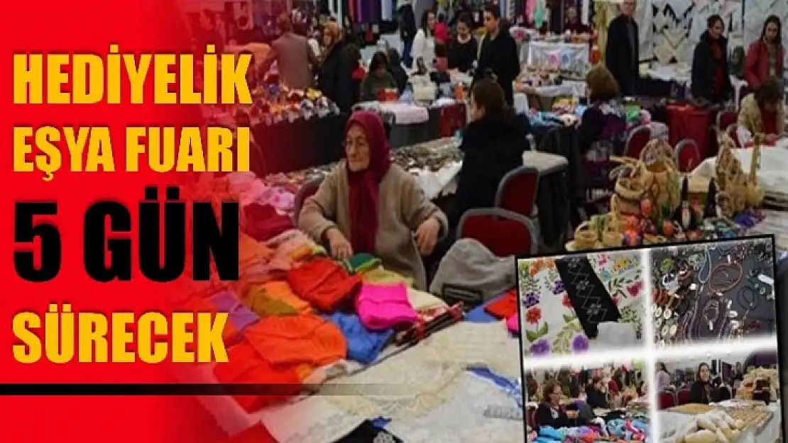 El emeği ürünler bu fuarda sergilenecek