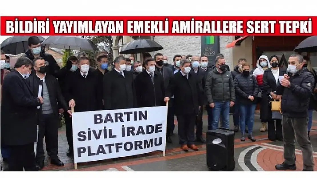 EMEKLİ AMİRALLERE SERT TEPKİ