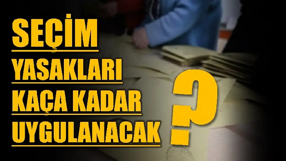 Emniyet Müdürlüğünden, yasakların detayları