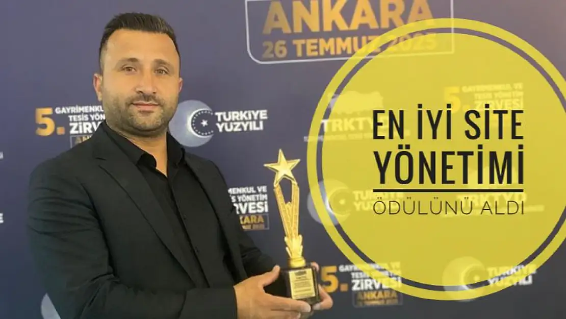 En iyi site yönetimi ödülünü aldı